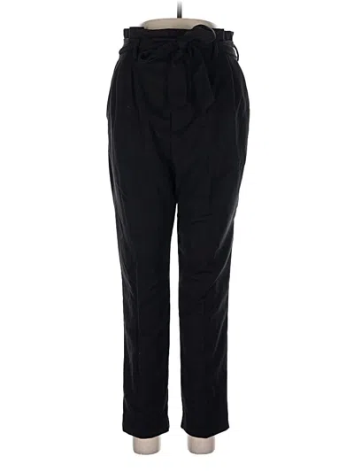 Pre-owned H&m Casual Pants In Black