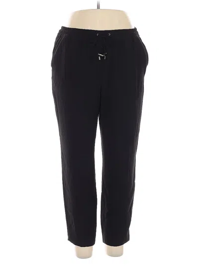 Pre-owned H&m Casual Pants In Black