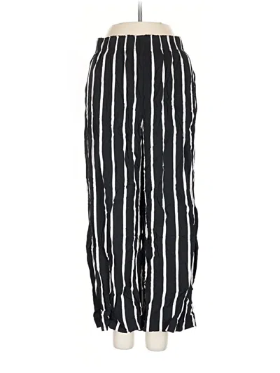 Pre-owned H&m Casual Pants In Black