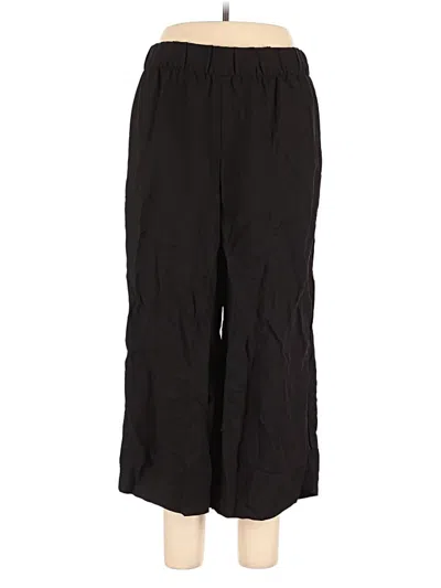 Pre-owned H&m Casual Pants In Black