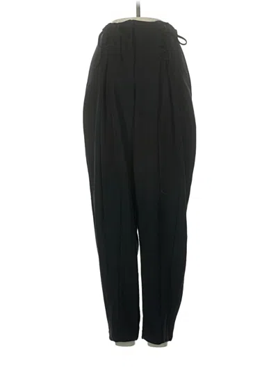 Pre-owned H&m Casual Pants In Black