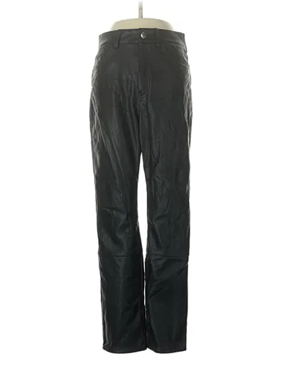 Pre-owned H&m Casual Pants In Black