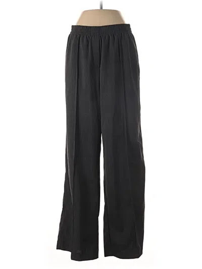 Pre-owned H&m Casual Pants In Black