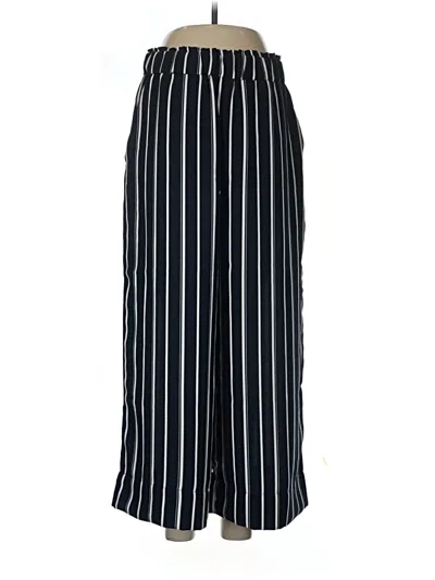 Pre-owned H&m Casual Pants In Black