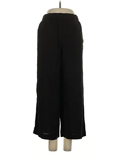 Pre-owned H&m Casual Pants In Black