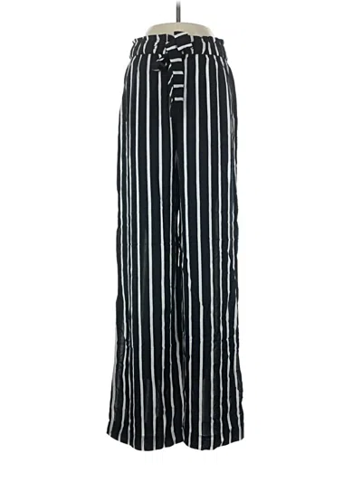 Pre-owned H&m Casual Pants In Black
