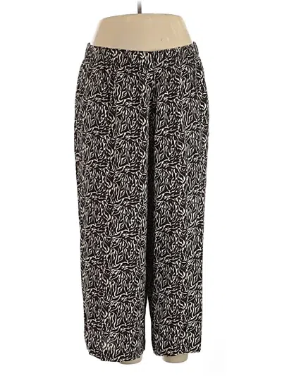 Pre-owned H&m Casual Pants In Black