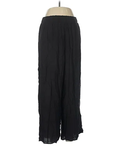 Pre-owned H&m Casual Pants In Black