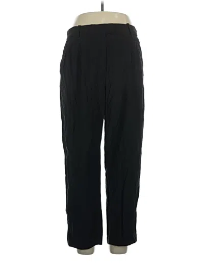 Pre-owned H&m Casual Pants In Black