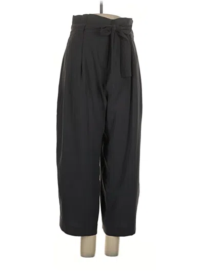 Pre-owned H&m Casual Pants In Black