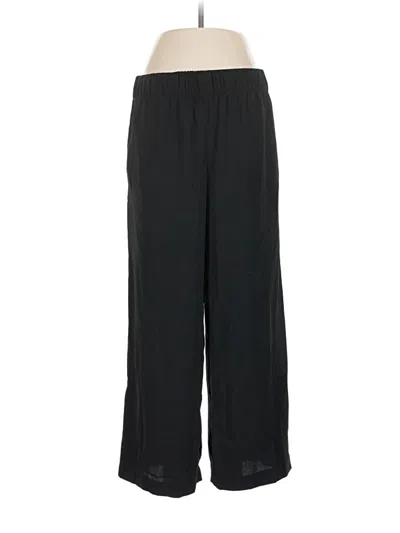 Pre-owned H&m Casual Pants In Black