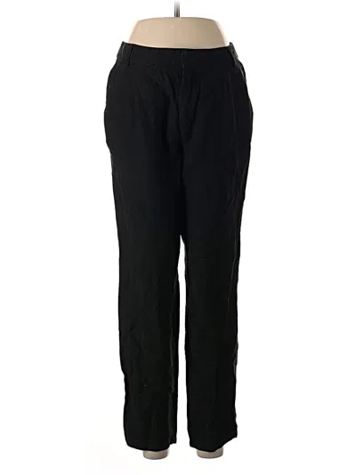 Pre-owned H&m Casual Pants In Black