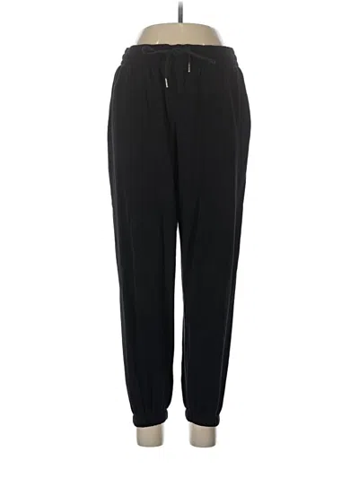 Pre-owned H&m Casual Pants In Black