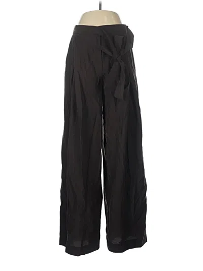 Pre-owned H&m Casual Pants In Black