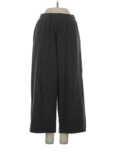 Pre-owned H&m Casual Pants In Black