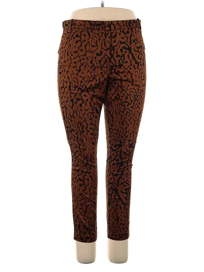 Pre-owned H&m Casual Pants In Brown