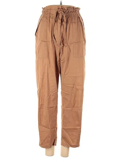 Pre-owned H&m Casual Pants In Brown