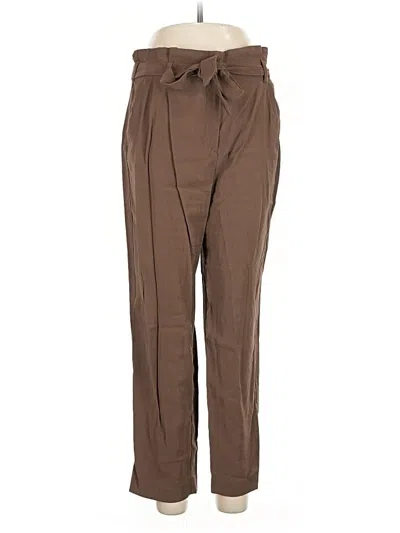 Pre-owned H&m Casual Pants In Brown