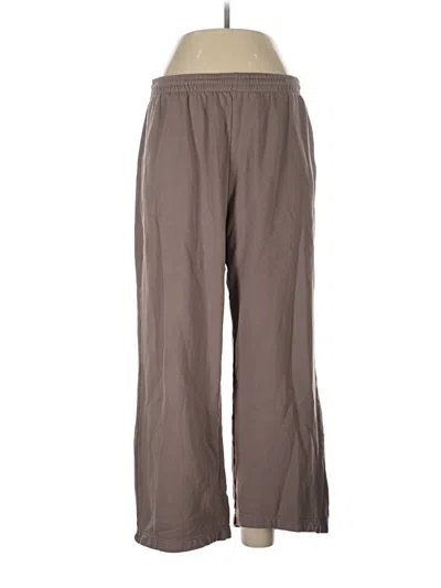 Pre-owned H&m Casual Pants In Brown