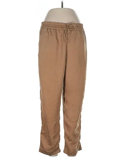 Pre-owned H&m Casual Pants In Brown