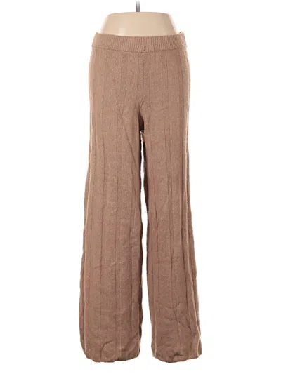 Pre-owned H&m Casual Pants In Brown