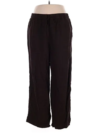Pre-owned H&m Casual Pants In Brown