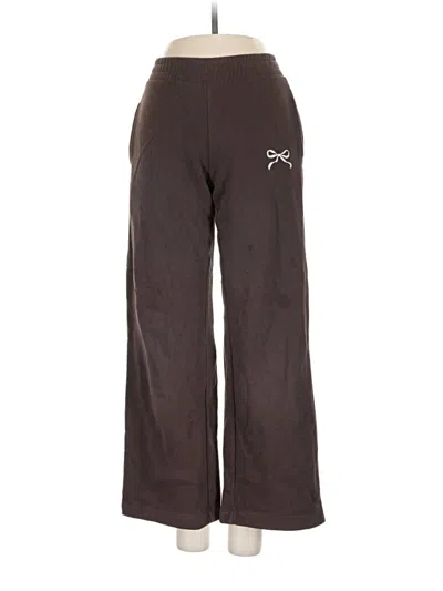 Pre-owned H&m Casual Pants In Brown