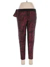 H&m Casual Pants In Burgundy