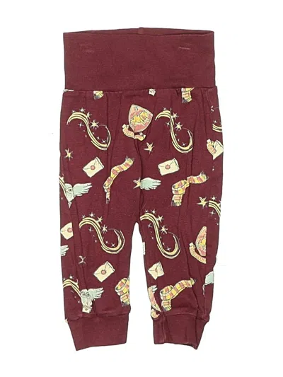 Pre-owned H&m Babies' Casual Pants In Burgundy