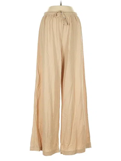 Pre-owned H&m Casual Pants In Gold