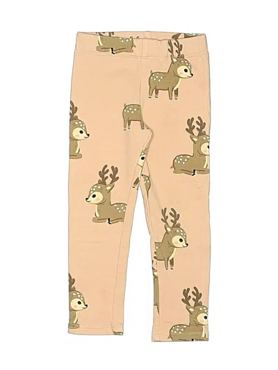 Pre-owned H&m Kids' Casual Pants In Gold