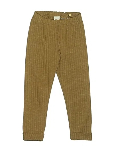 Pre-owned H&m Kids' Casual Pants In Gold