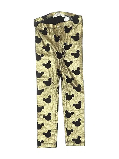 Pre-owned H&m Kids' Casual Pants In Gold