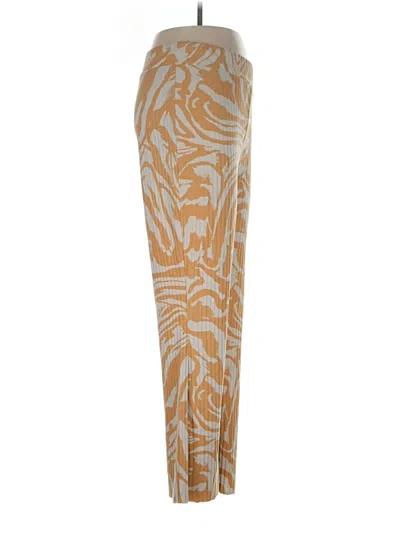 Pre-owned H&m Casual Pants In Gold