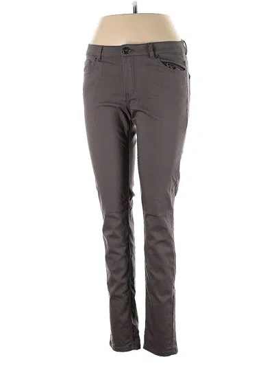 Pre-owned H&m Casual Pants In Gray