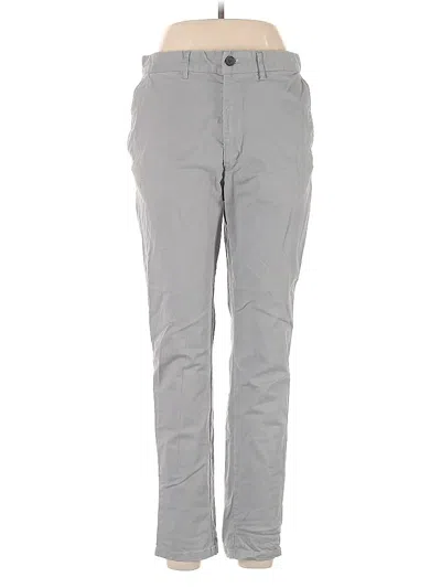 Pre-owned H&m Casual Pants In Gray