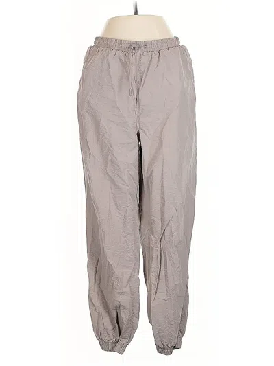 Pre-owned H&m Casual Pants In Gray