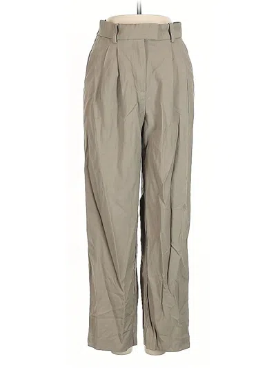 Pre-owned H&m Casual Pants In Gray