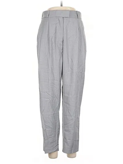 Pre-owned H&m Casual Pants In Gray
