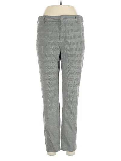 Pre-owned H&m Casual Pants In Gray