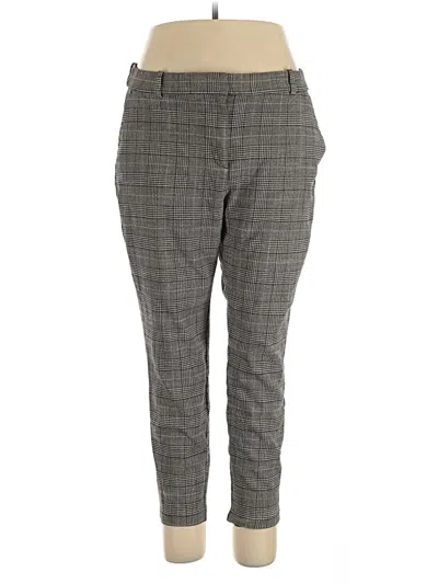 Pre-owned H&m Casual Pants In Gray
