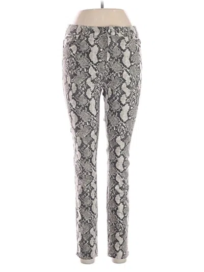 Pre-owned H&m Casual Pants In Gray