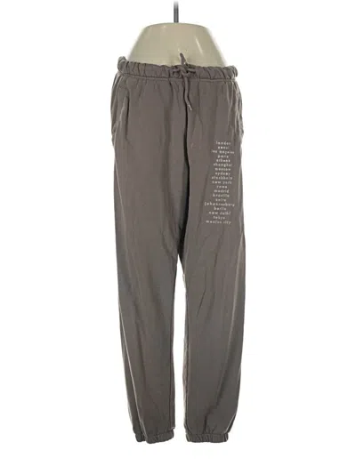 Pre-owned H&m Casual Pants In Gray
