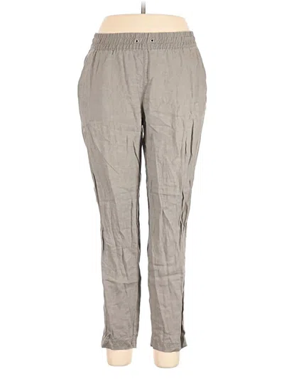 Pre-owned H&m Casual Pants In Gray