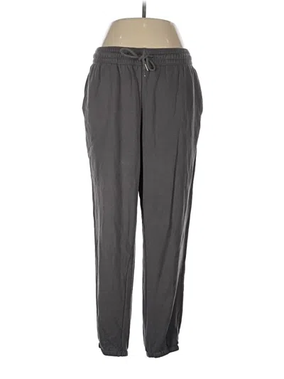 Pre-owned H&m Casual Pants In Gray