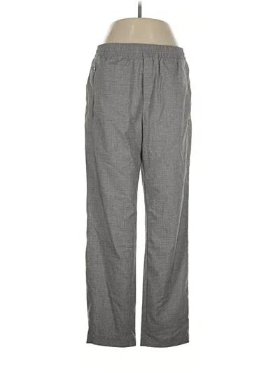 Pre-owned H&m Casual Pants In Gray
