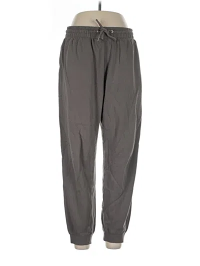 Pre-owned H&m Casual Pants In Gray