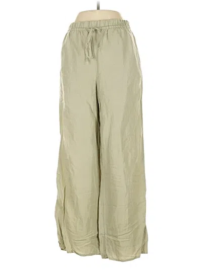 Pre-owned H&m Casual Pants In Green
