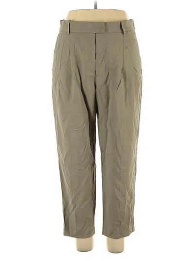 Pre-owned H&m Casual Pants In Green