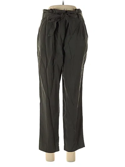 Pre-owned H&m Casual Pants In Green